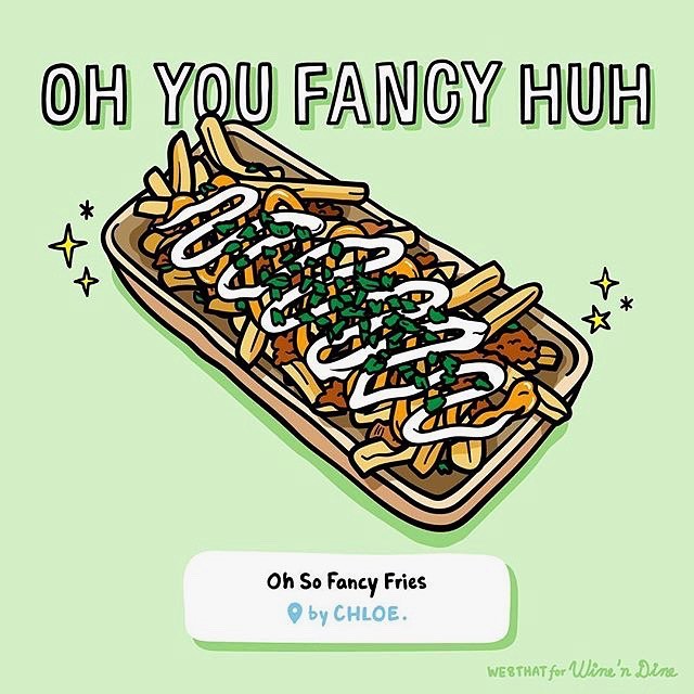 🍟💯 #byCHLOE #ohsofancyfries #offthemenu #winendine #we8that